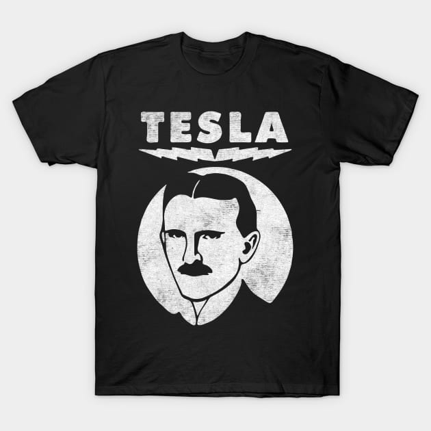 scientist nikola tesla T-Shirt by MustGoon